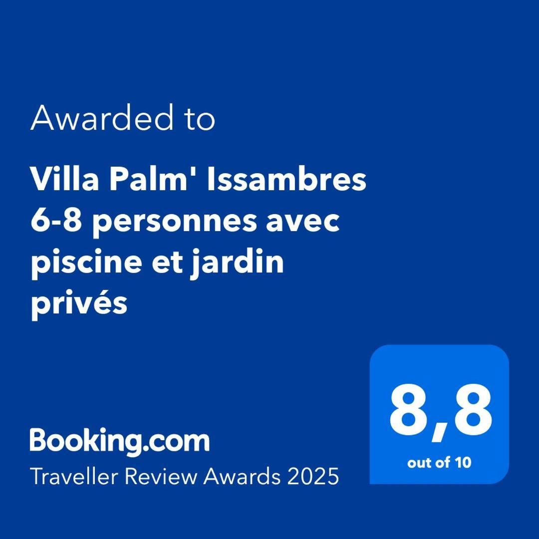 Villa Palm' Issambres 6-7 Personnes, Clim, Avec Piscine, Jardin Et Parking Prives La Garonnette-Plage Exterior foto